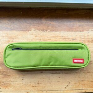 Lihit Lab A-7552 Designed for Arrangement Zipper Pencil Case 2-Way Yellow Green